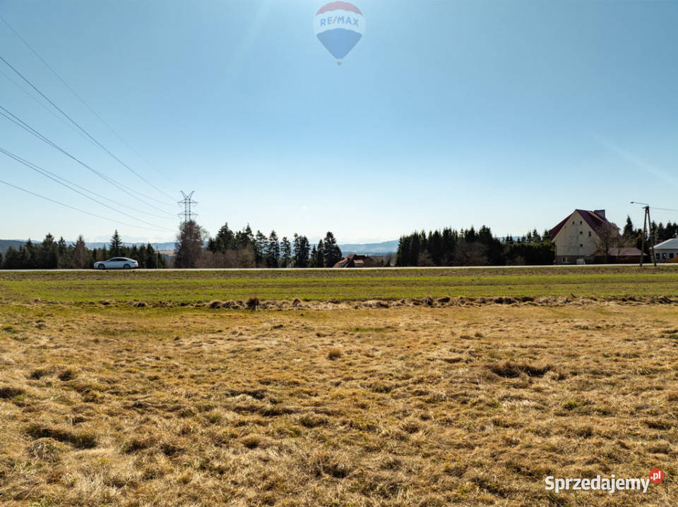 Widokowa działka z pozwoleniem na budowę Naprawa 35m małopolskie