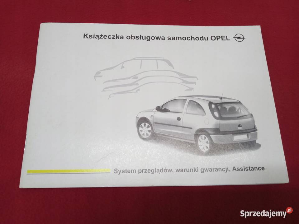 Opel Corsa C 2001 Książka Gwarancyjna Serwisowa motoryzacja, transport łódzkie Łódź