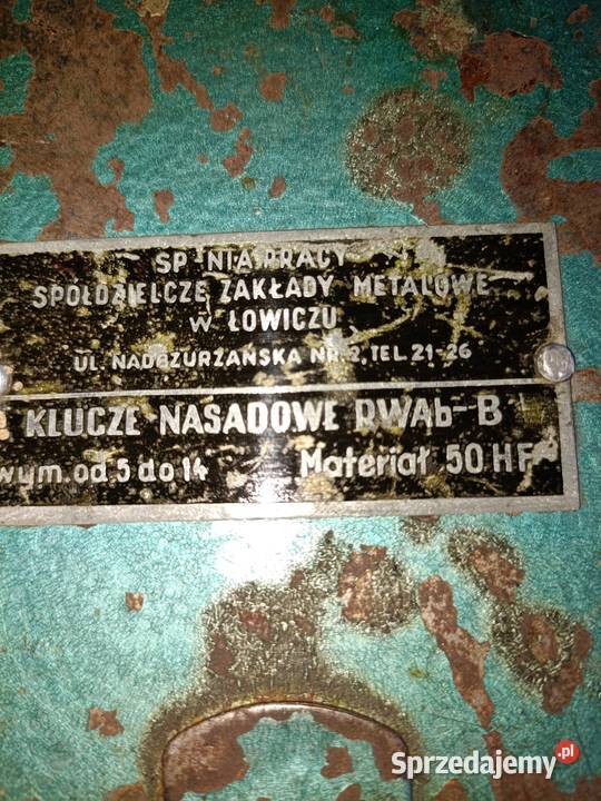 KLUCZE NASADOWE RWAB Łowicz sprzedam