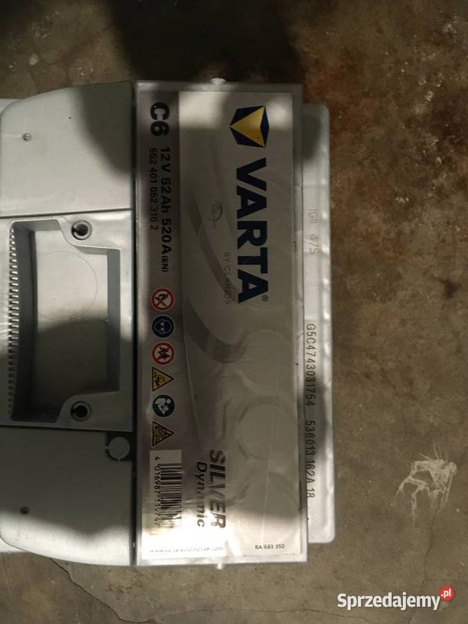 Akumulator Varta 52ah 520a produkcji 2024 Akumulatory
