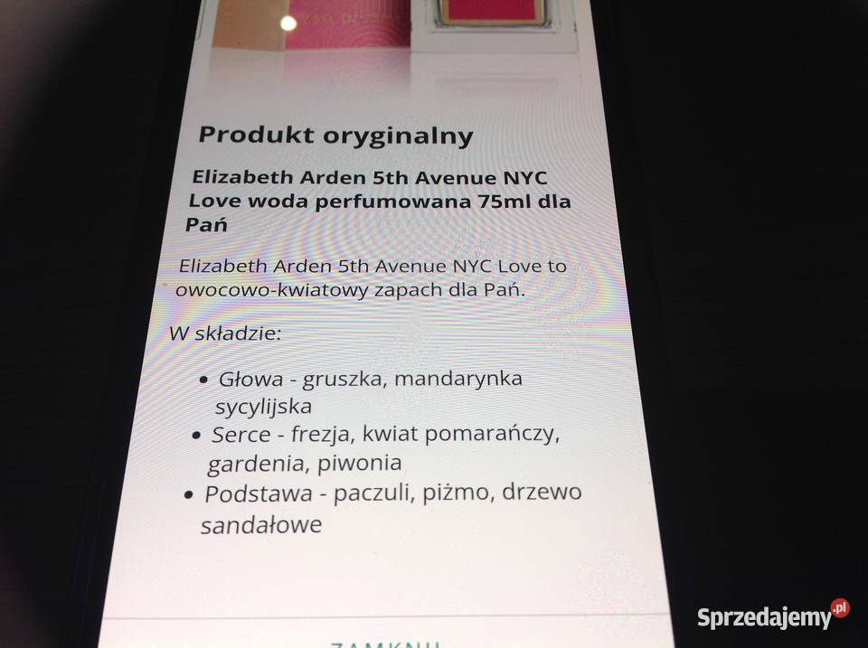 Perfum Perfumy Damskie Elizabeth Arden 5 th lubuskie Nowa Sól