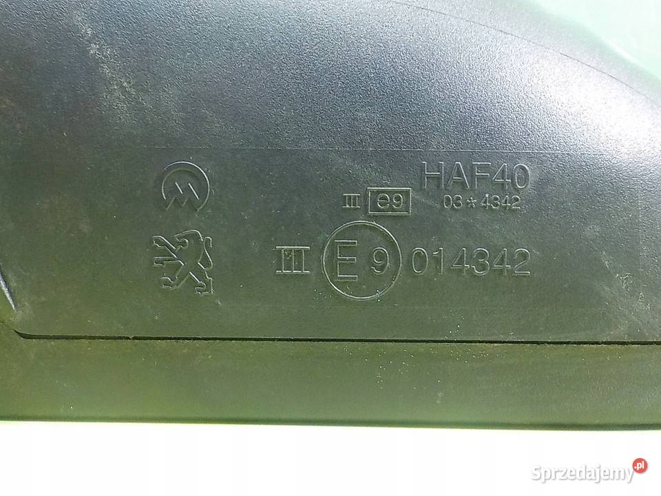 PEUGEOT 207 I LIFT 16 HDI 12r CABRIO lusterko Suków sprzedam