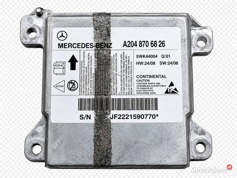 MERCEDES W204 MODUŁ STEROWNIK AIR BAG Poduszki powietrzne