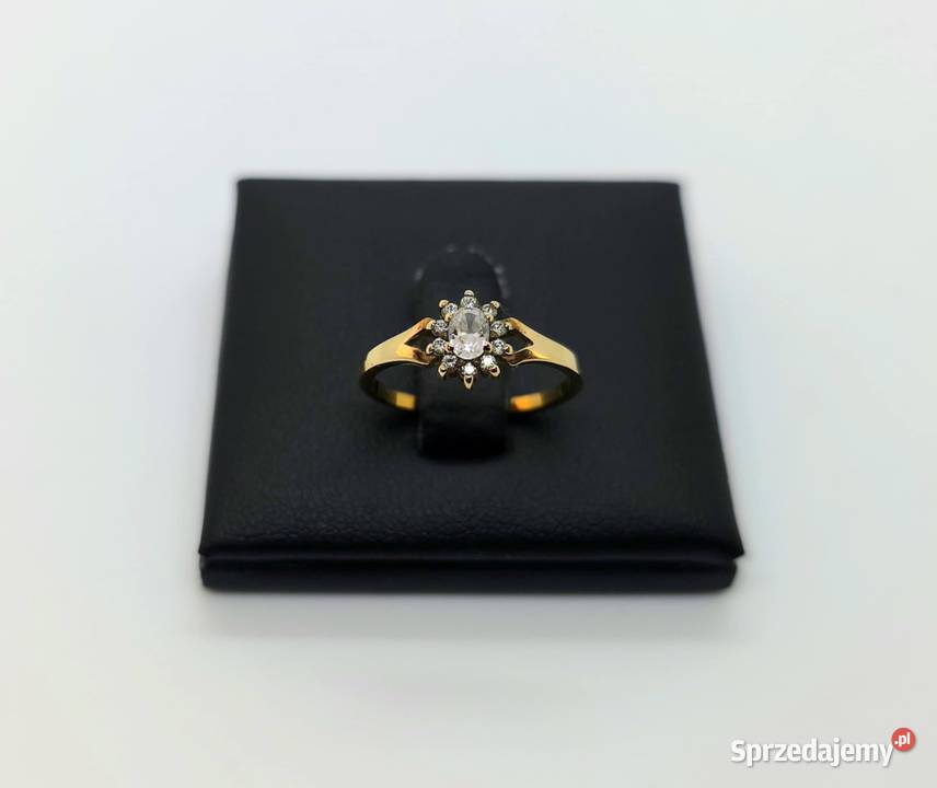 Złoty pierścionek próby 333 125g Rozmiar 10 złoto