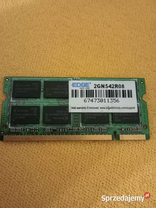 Pamięć ram 2x2gb Pozostałe małopolskie