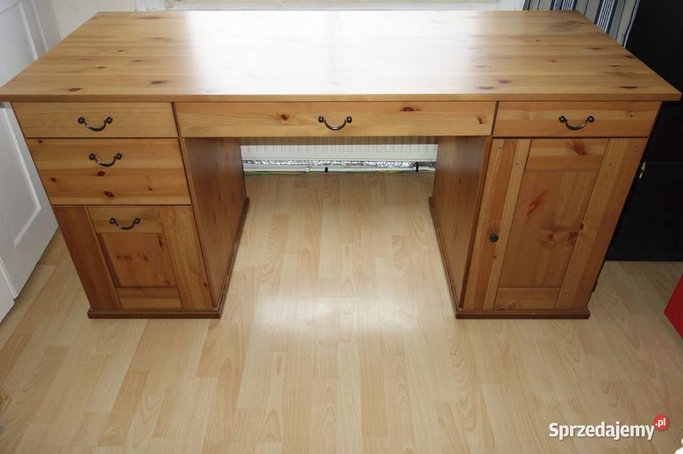 Stoł biurko HEMNES konsolka IKEA LEKSVIKdrewno Warszawa