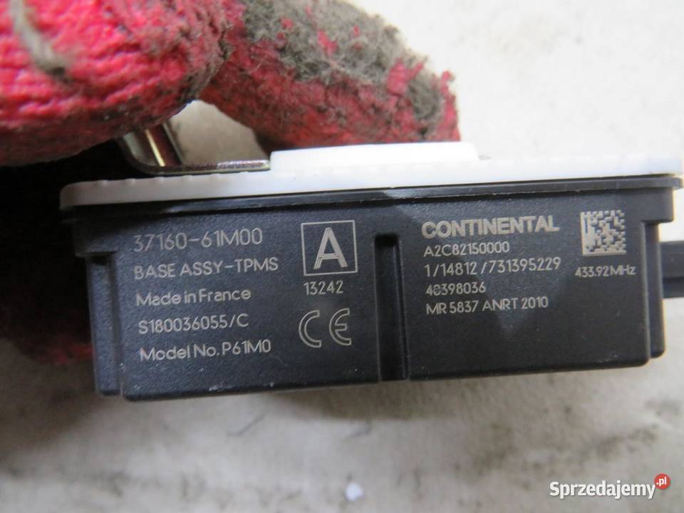 MODUŁ CIŚNIENIA W OPONACH SX4 SCROSS 3716061M00