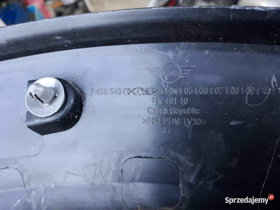 MINI F56 LISTWA BŁOTNIKA LEWA PRZÓD LEWY 7499549 Międzychód