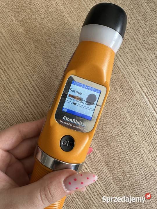 Alkomat AlcoDigital w idealnym stanie Pacyna