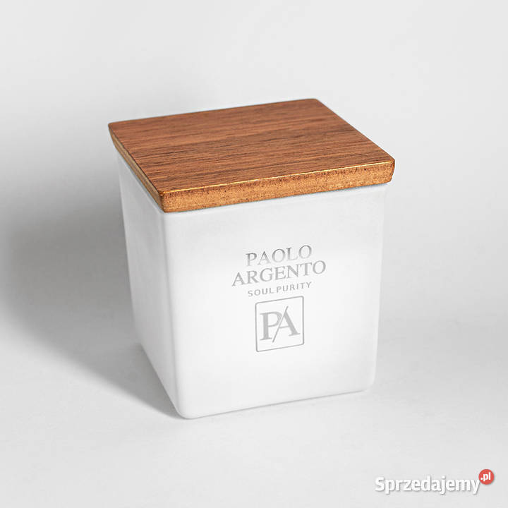 Świeca Sojowa Paolo Argento BIANCO Lusso Cubo biały Kraków