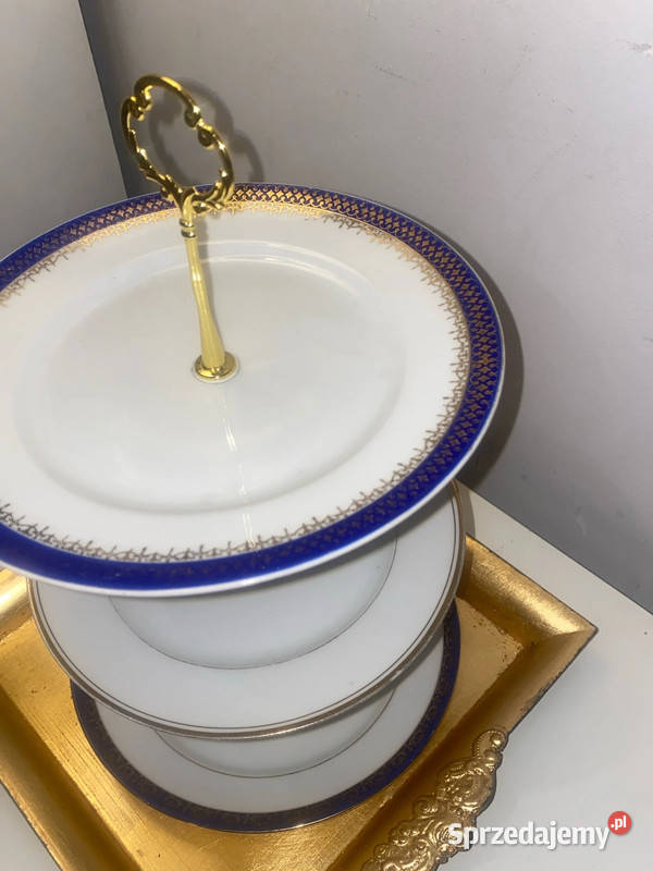 trzy poziomowa patera porcelanowa niemiecka