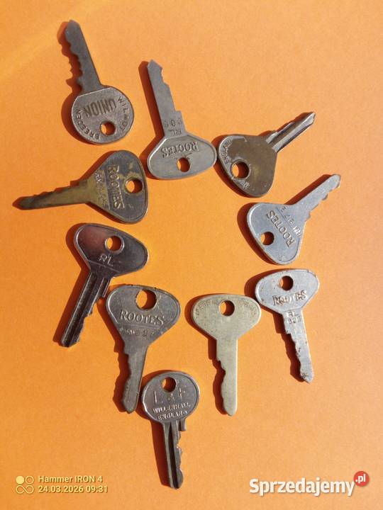 Stary zestaw kluczyki auto kluczyk Mix PRL Zamki, wkładki i kluczyki podkarpackie Przemyśl sprzedam