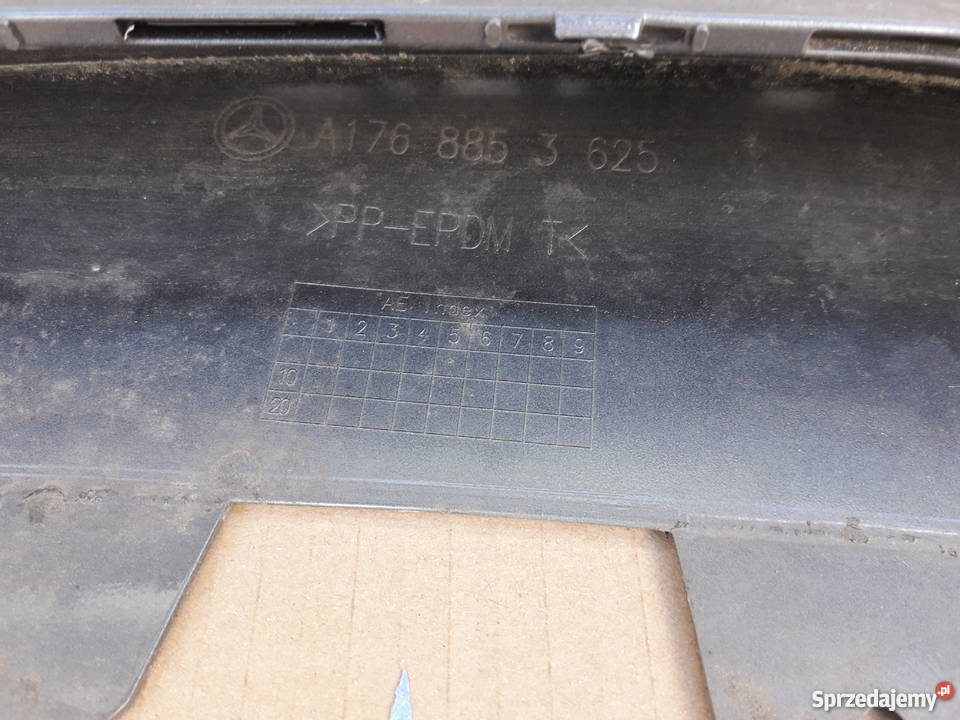 MERCEDES A KLASA W176 LIFT ZDERZAK PRZÓD PRZEDNI lubuskie Bieleń