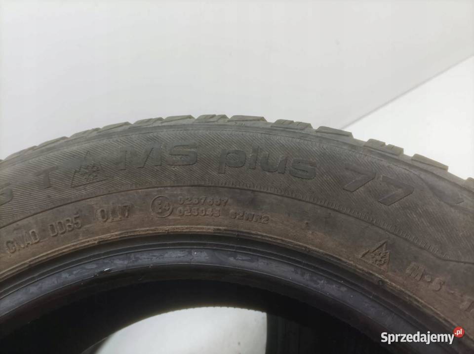 2x OPONA ZIMOWA UNIROYAL MS PLUS 77 18565R15 sprzedam