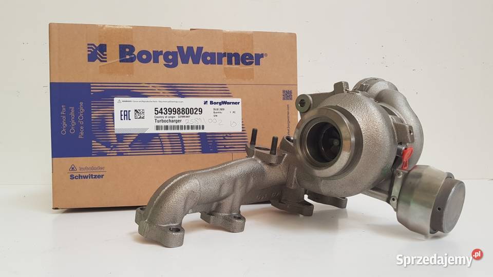 Nowa turbosprężarka BorgWarner KKK 54399880029 Siedlce