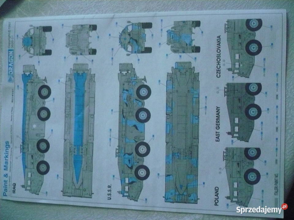 modelarstwo SCUD nowy duży 135 Dragon Wałbrzych sprzedam