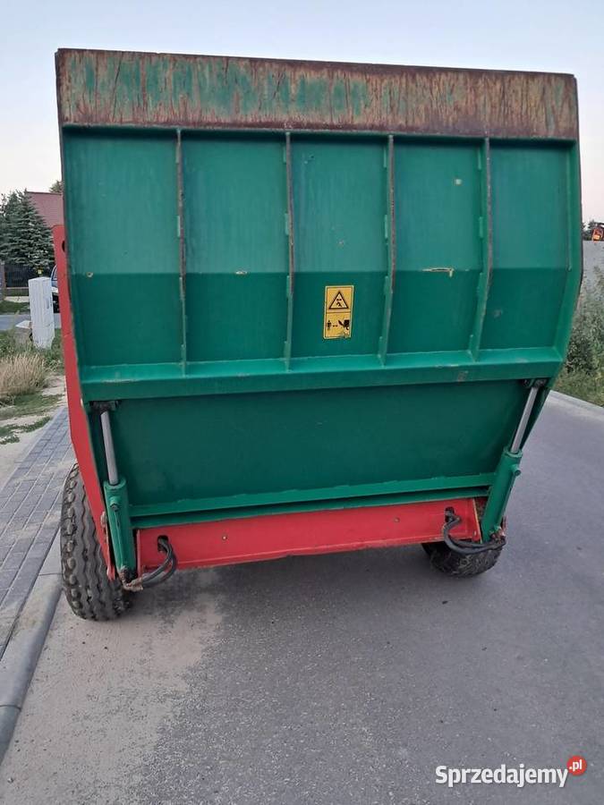 Rozrzutnik obornika 8t 10t BERTHIER Ścielarka nieuszkodzony Radzyń Podlaski