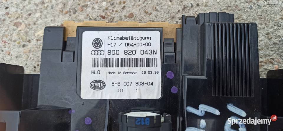 Panel klimatronika Audi A4B5 śląskie Dąbrowa Górnicza