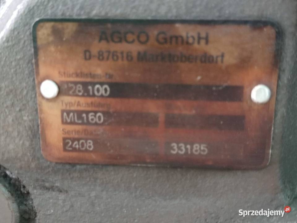 Obudowa skrzyni biegów M718100051020 MASSEY Części maszyn i innych pojazdów Wilkowo