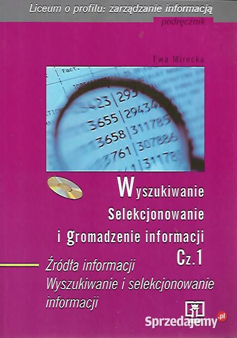 Wyszukiwanie Selekcjonowaniecz1 E Mirecka Podręczniki Puławy