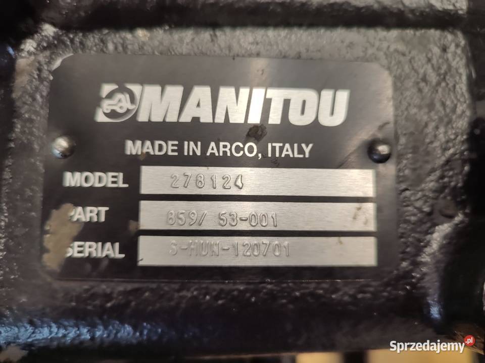 Skrzynia biegów 278124 Manitou MT 1440 wielkopolskie