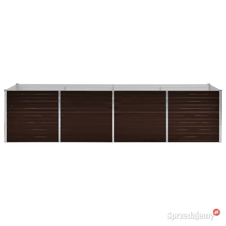 Podwyższona donica brązowa 320x80x77 Donice Warszawa