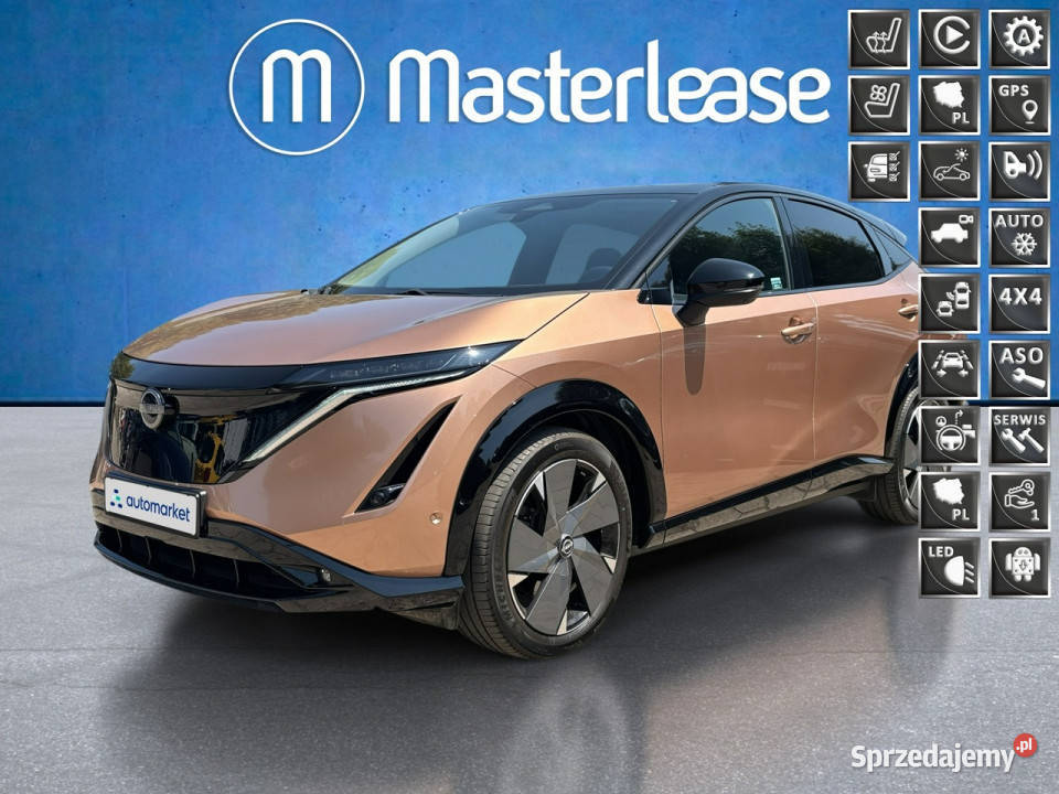 Nissan Ariya 87kWh e4orce Evolve Z Polskiego nawigacja mazowieckie Warszawa