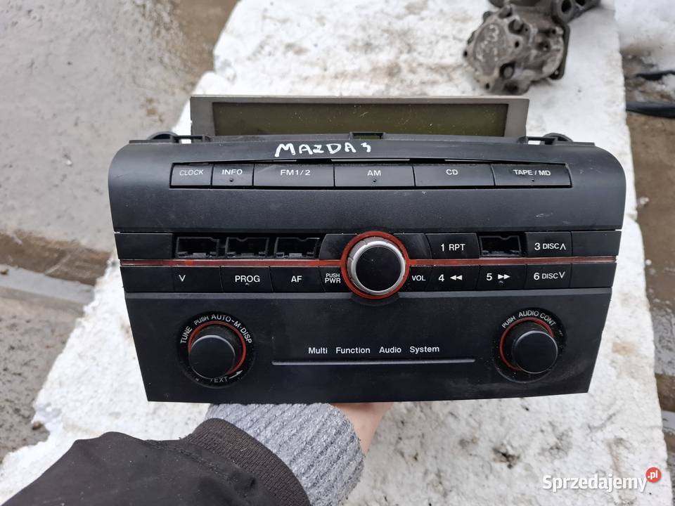 Radio Mazda III 3 osobowe Wisznice