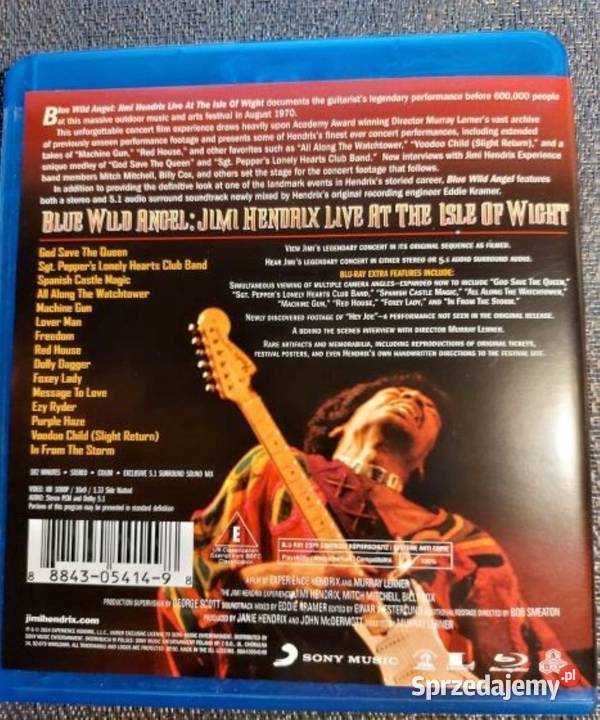 Sprzedam Rewelacyjny Koncert Jimi Hendrix Isle 1 płyta Płyty i kasety