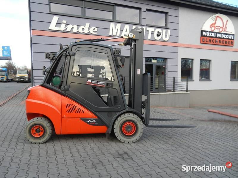 Gazowy wózek widłowy Linde H30T02 przesuw boczny małopolskie Mogilany