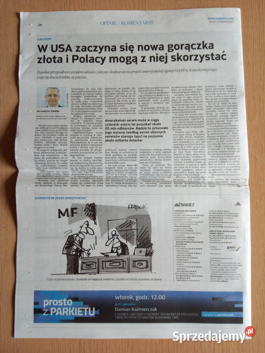 Parkiet Gazety Giełdy i Inwestorów 25 kwietnia Dąbrowa Górnicza