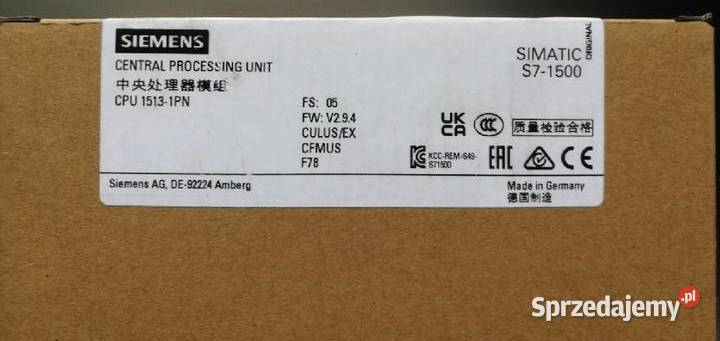 Siemens CPU15131PNnowy Bielsko-Biała