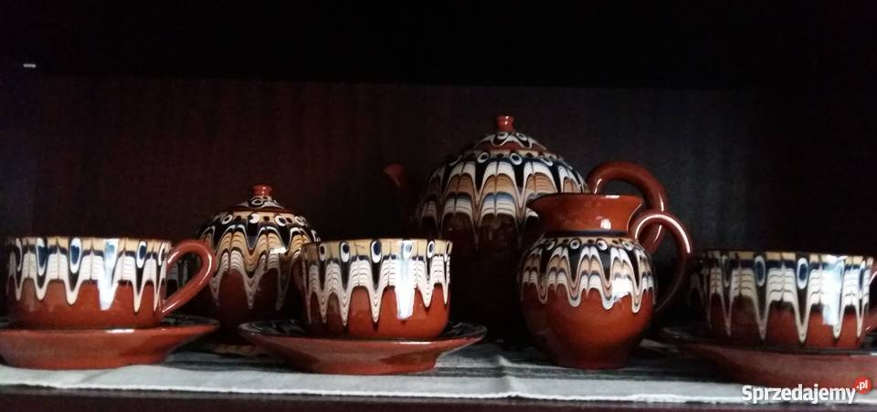 Serwis ceramiczny kawowy bułgarskiZestaw łódzkie Łódź