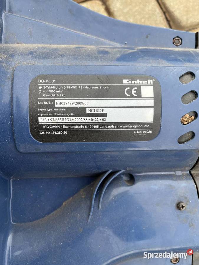dmuchawa spalinowa do liści Einhell Przeworsk