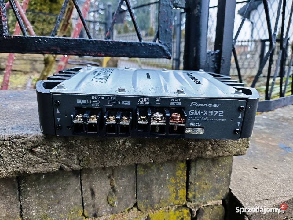 Wzmacniacz samochodowy 2 kanałowy Pioneer GMX372 Niegowonice
