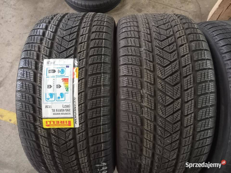 4x Opona nieużywana zimowa 29545R20 PIRELLI 489 295 Zaścianki