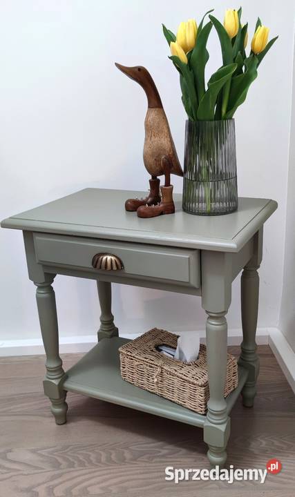 Stolik nocny stolik przystawny vintage