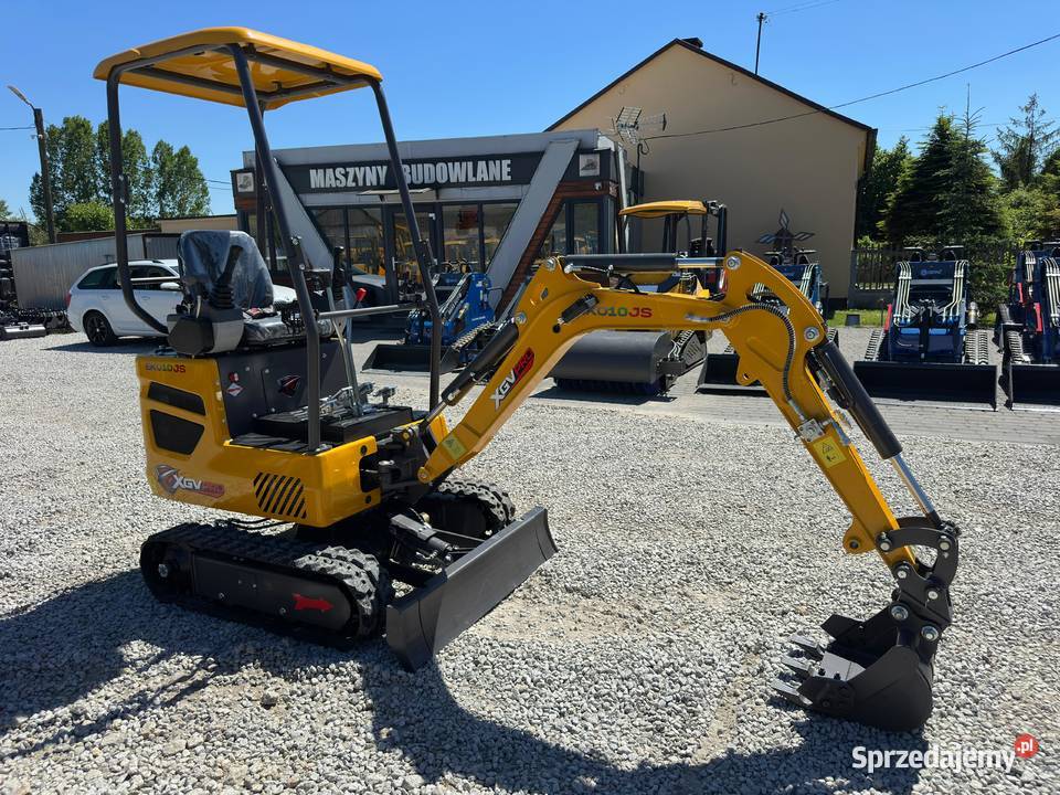 Nowa Minikoparka XGV EKO10JS z 2026 Roku Waga Koparki łódzkie