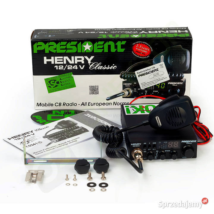 NOWE radio CB President Henry Classic muRata Piotrków Trybunalski