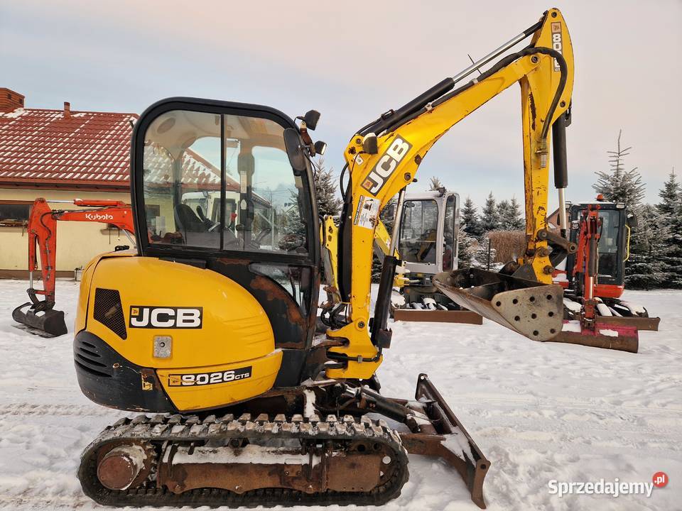 Minikoparka JCB 8026 CTS 2019r przebieg 2400mtg nie Ryżki