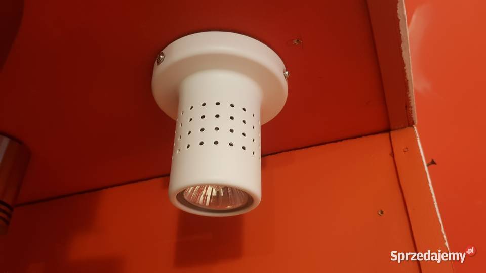 Lampa sufitowa TUBA BIAŁA GU10 wymienna żarówka Plafony Warszawa