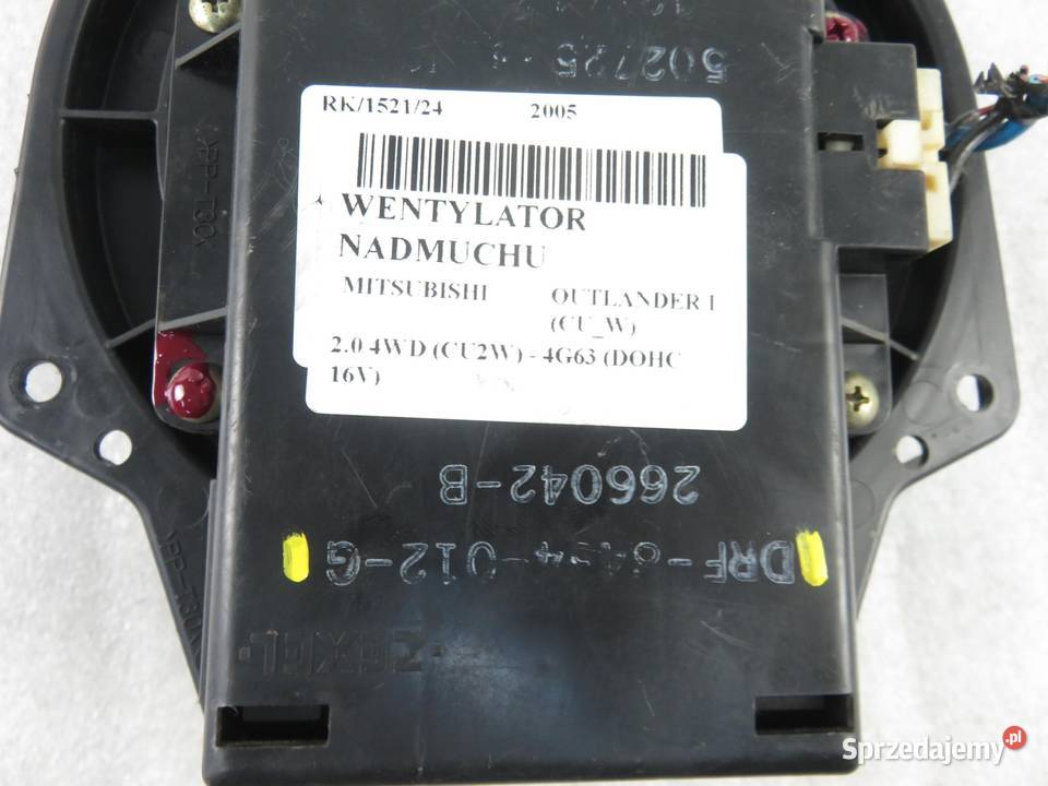 DMUCHAWA MITSUBISHI OUTLANDER I DRF8434012G