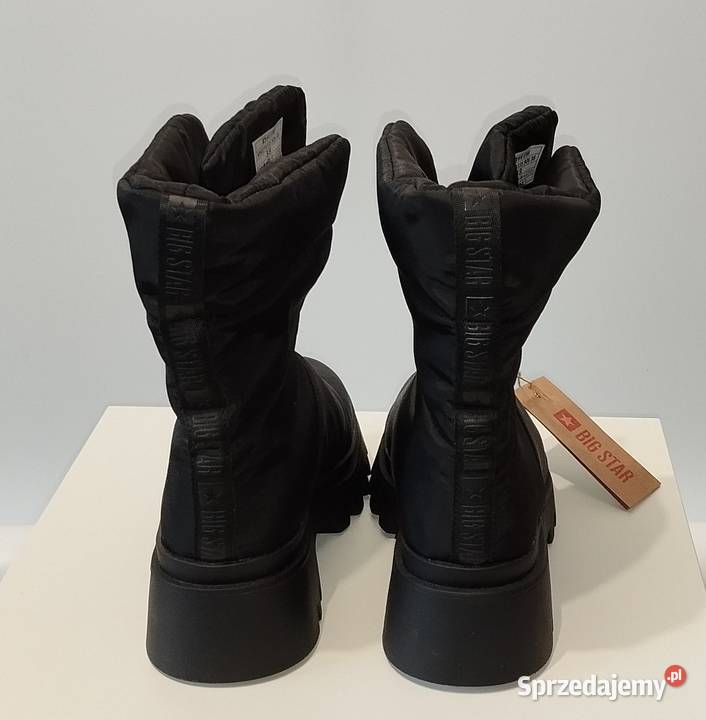 Buty śniegowce czarne Big Star 38 nowe z metką Warszawa sprzedam
