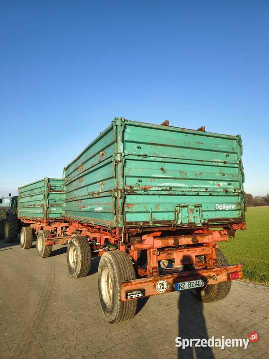 Przyczepa rolnicza 12t przyczepy 2 Rusinów sprzedam