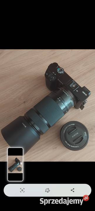 Sony a6000 z dwoma obiektywami Paczółtowice