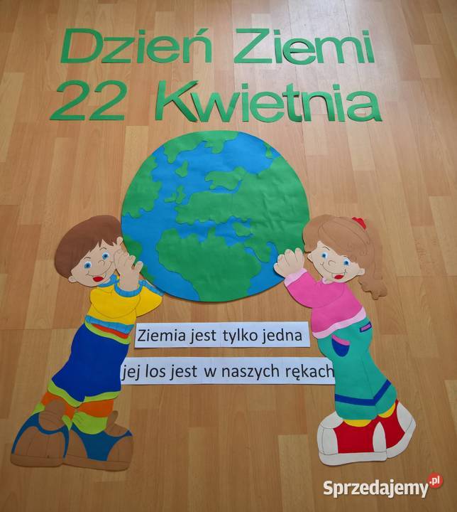 Dekoracje na Dzień Ziemi z brystolu Pozostałe lubelskie Ryki