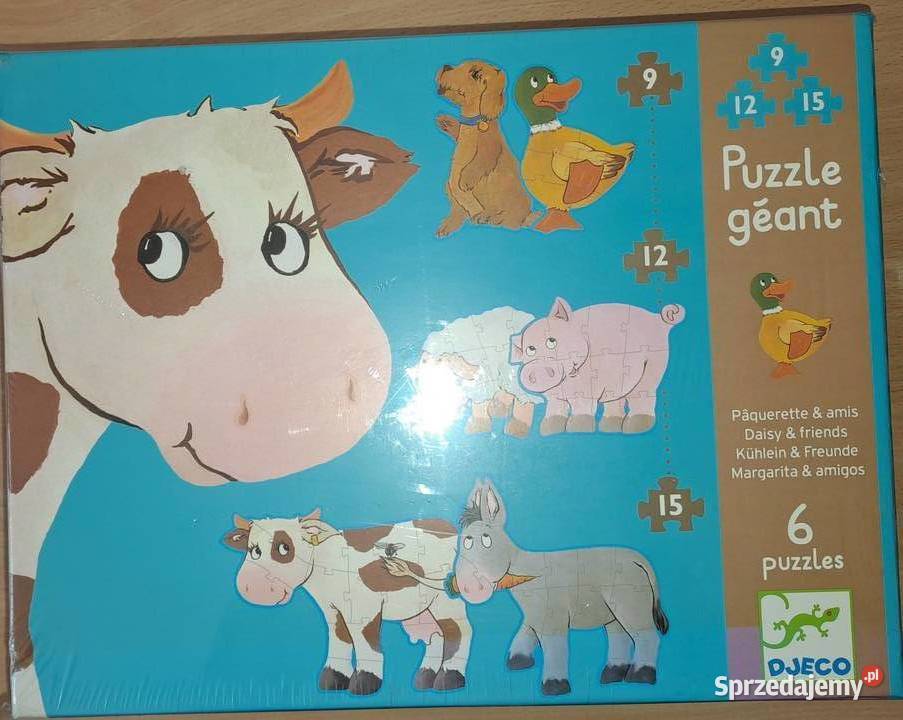 Djeco puzzle progresywne Zwierzęta na Wsi małopolskie Kraków