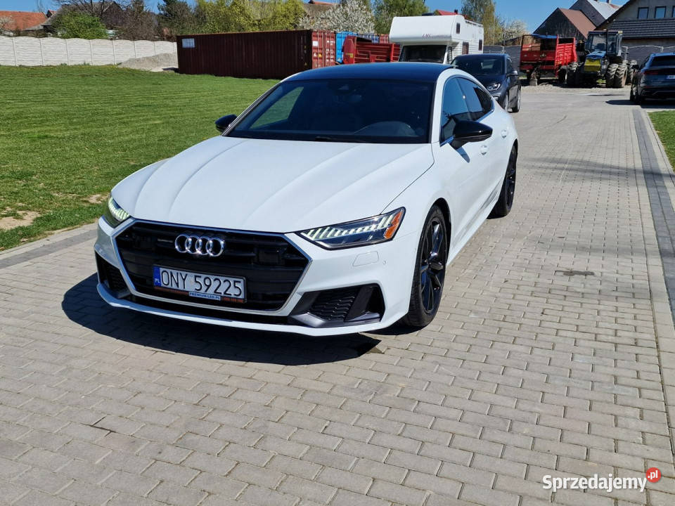 Audi A7 Sportback 30tfsi 340 Mod2022 Biała Perła światła LED