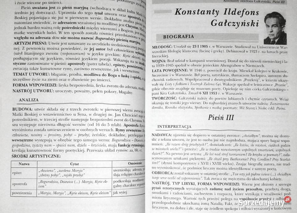 Powtórka z literatury kl 1 Barbara Włodarczyk Rok wydania 2011 Chełm