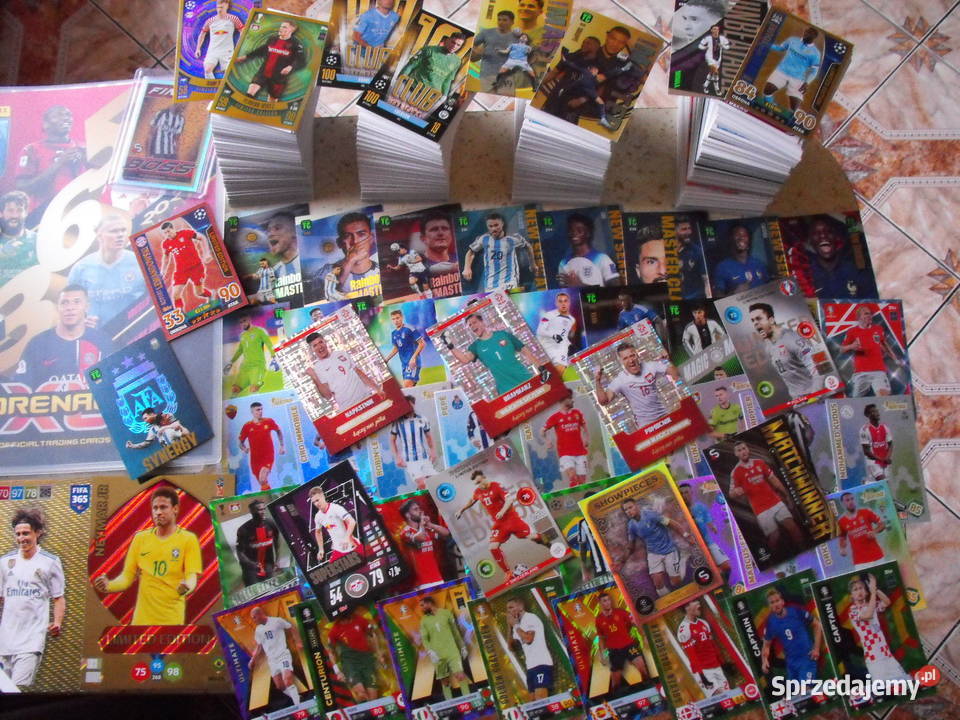 Karty piłkarskie Mega zestaw 500 kart i album Pozostałe